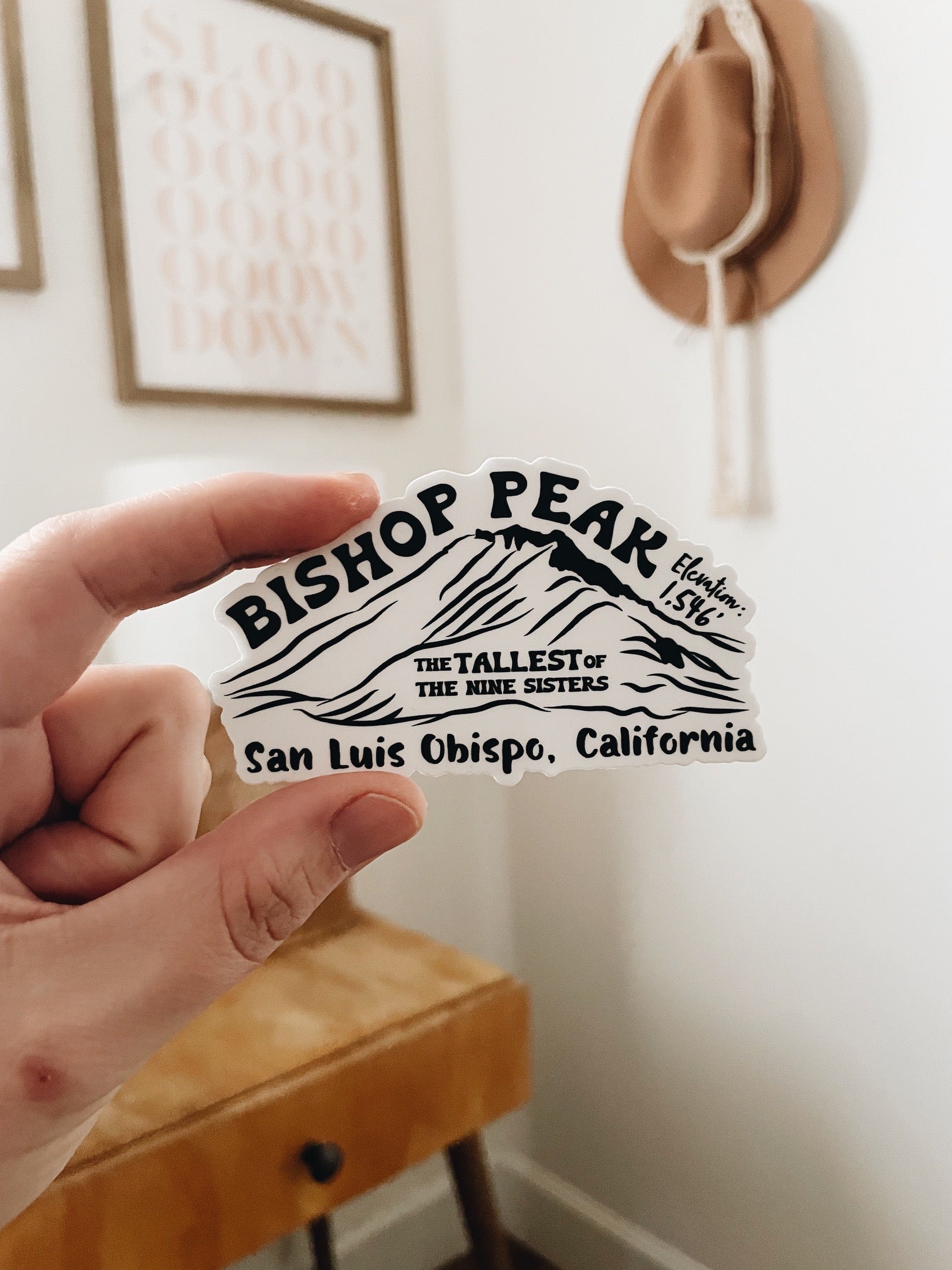 Bishop Peak Sticker