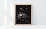 Load image into Gallery viewer, Critter Point Art Print (Kristin Smart Scholarship)
