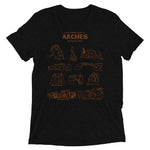 Load image into Gallery viewer, Rocks of Arches National Park Short Sleeve Unisex Triblend Shirt
