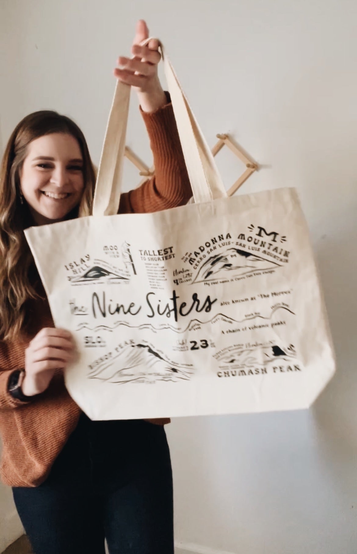 Nine Sisters Jumbo Tote Bag