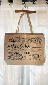 Nine Sisters Jumbo Tote Bag