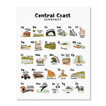 Load image into Gallery viewer, Central Coast of California Alphabet Poster
