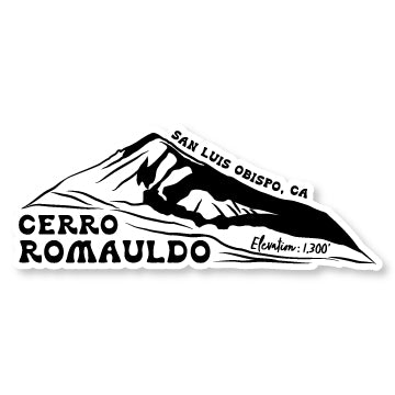 Cerro Romauldo Sticker