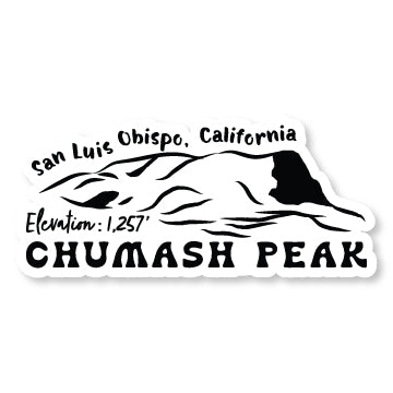 Chumash Peak Sticker