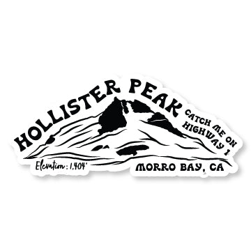 Hollister Peak Sticker