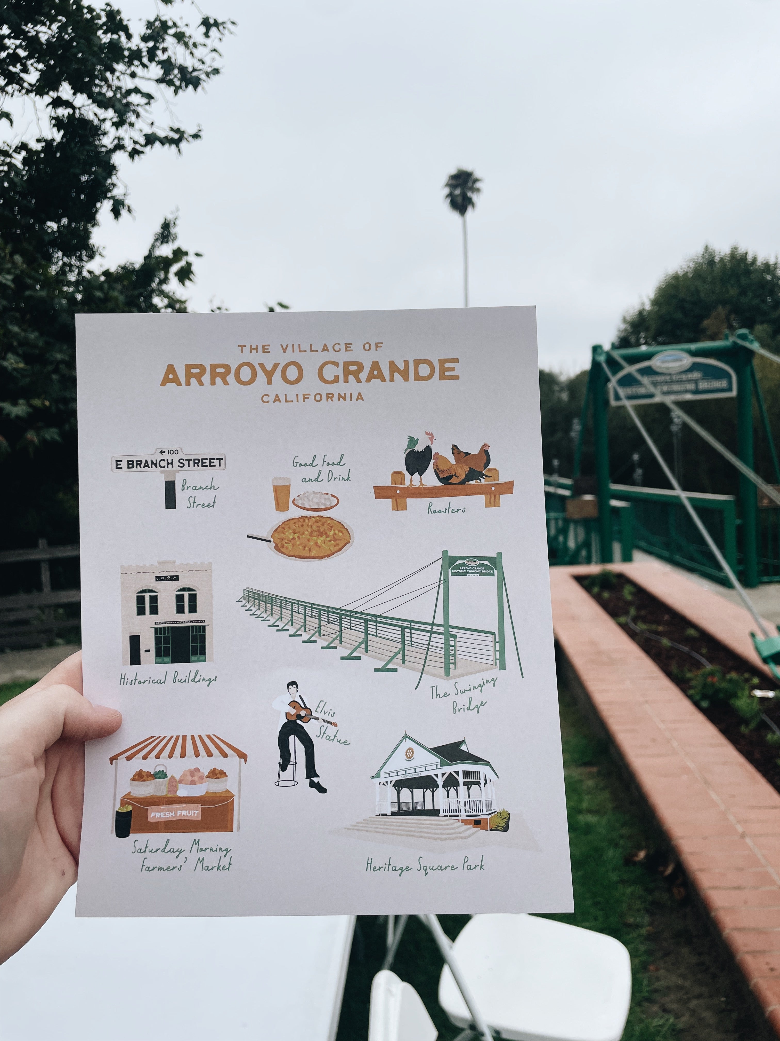 Village of Arroyo Grande Art Print