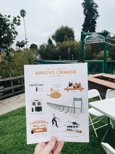Village of Arroyo Grande Art Print