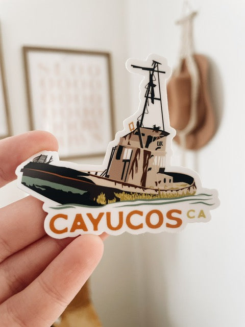 Cayucos Sticker