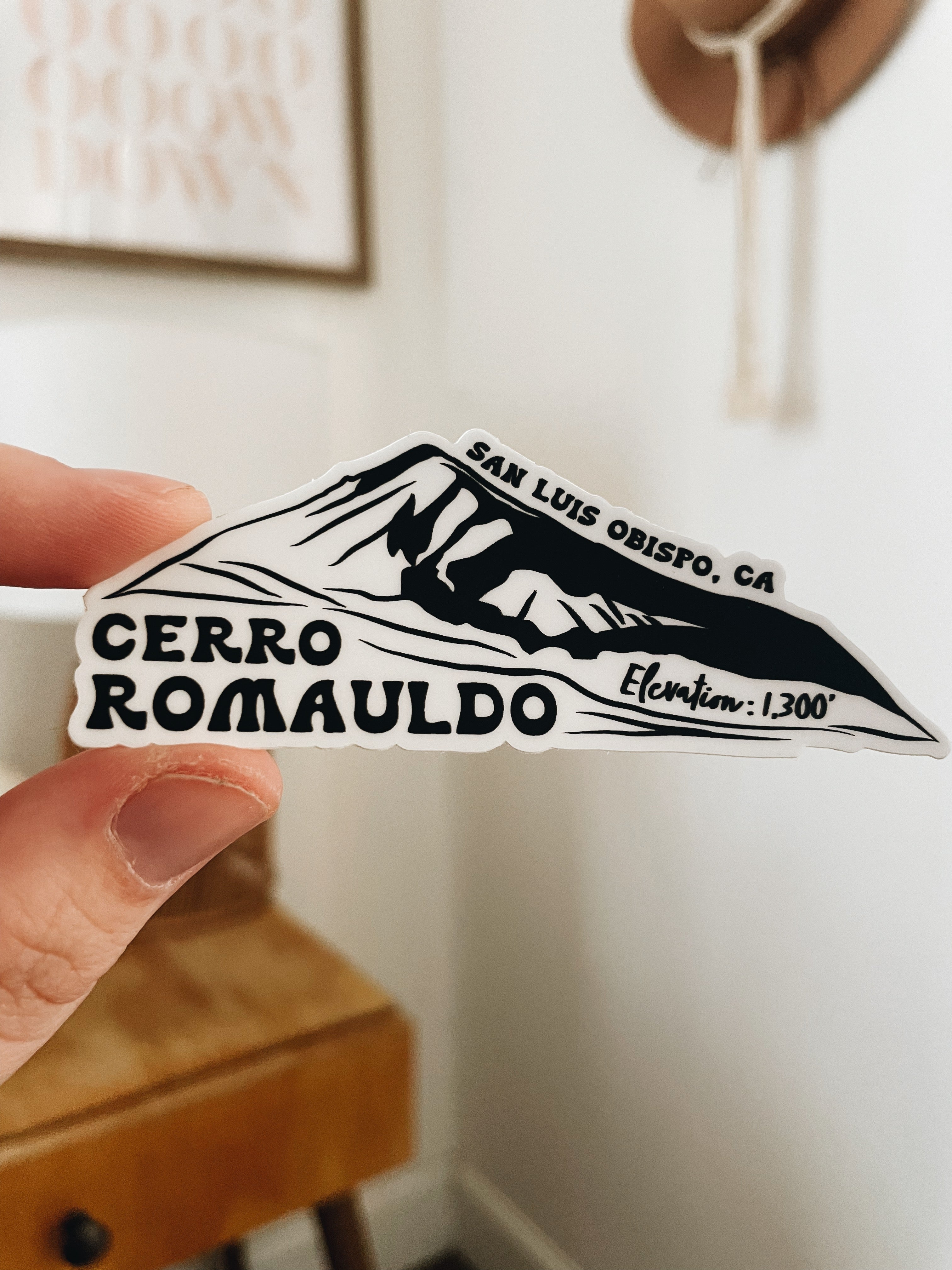 Cerro Romauldo Sticker