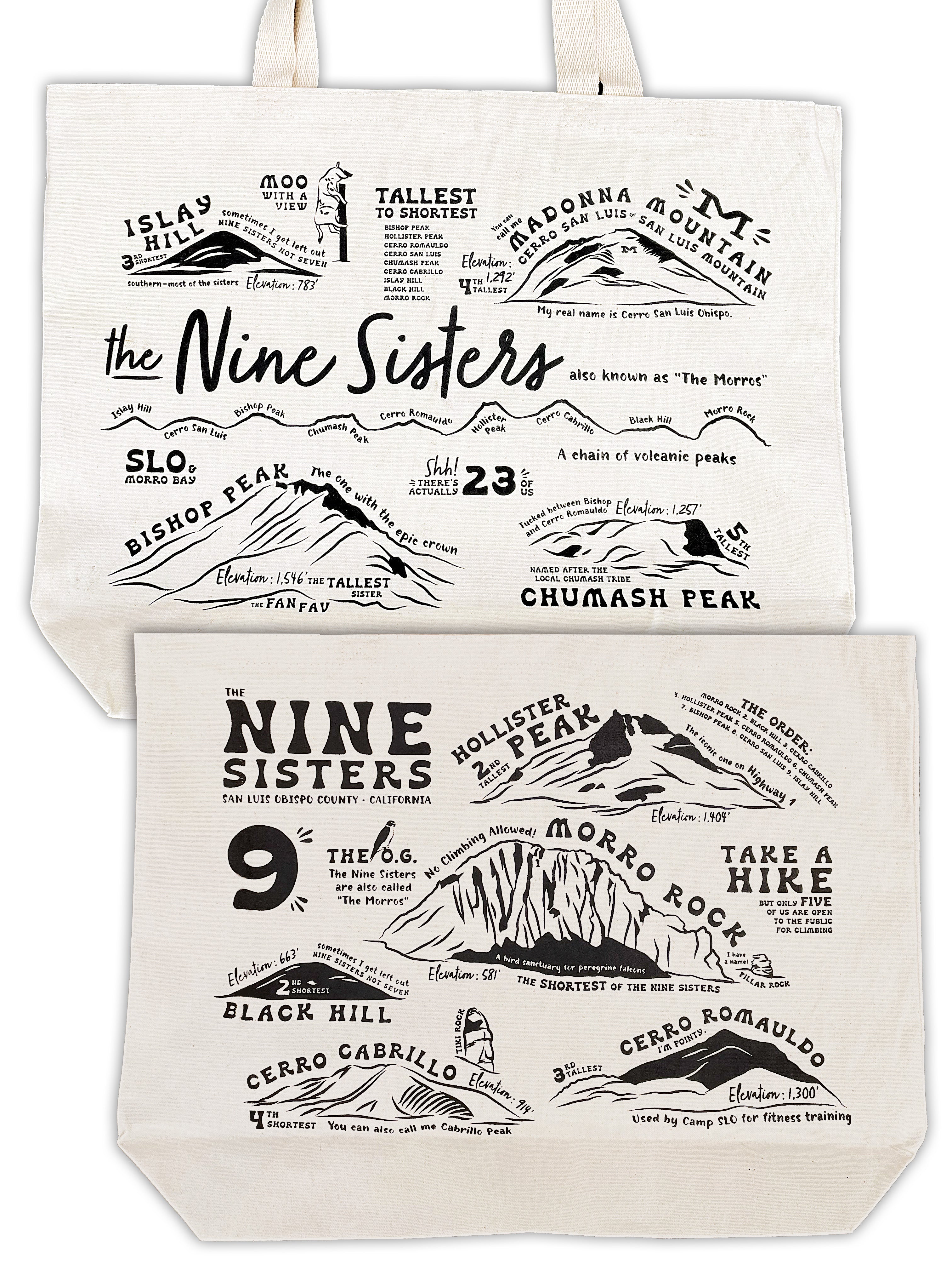 Nine Sisters Jumbo Tote Bag