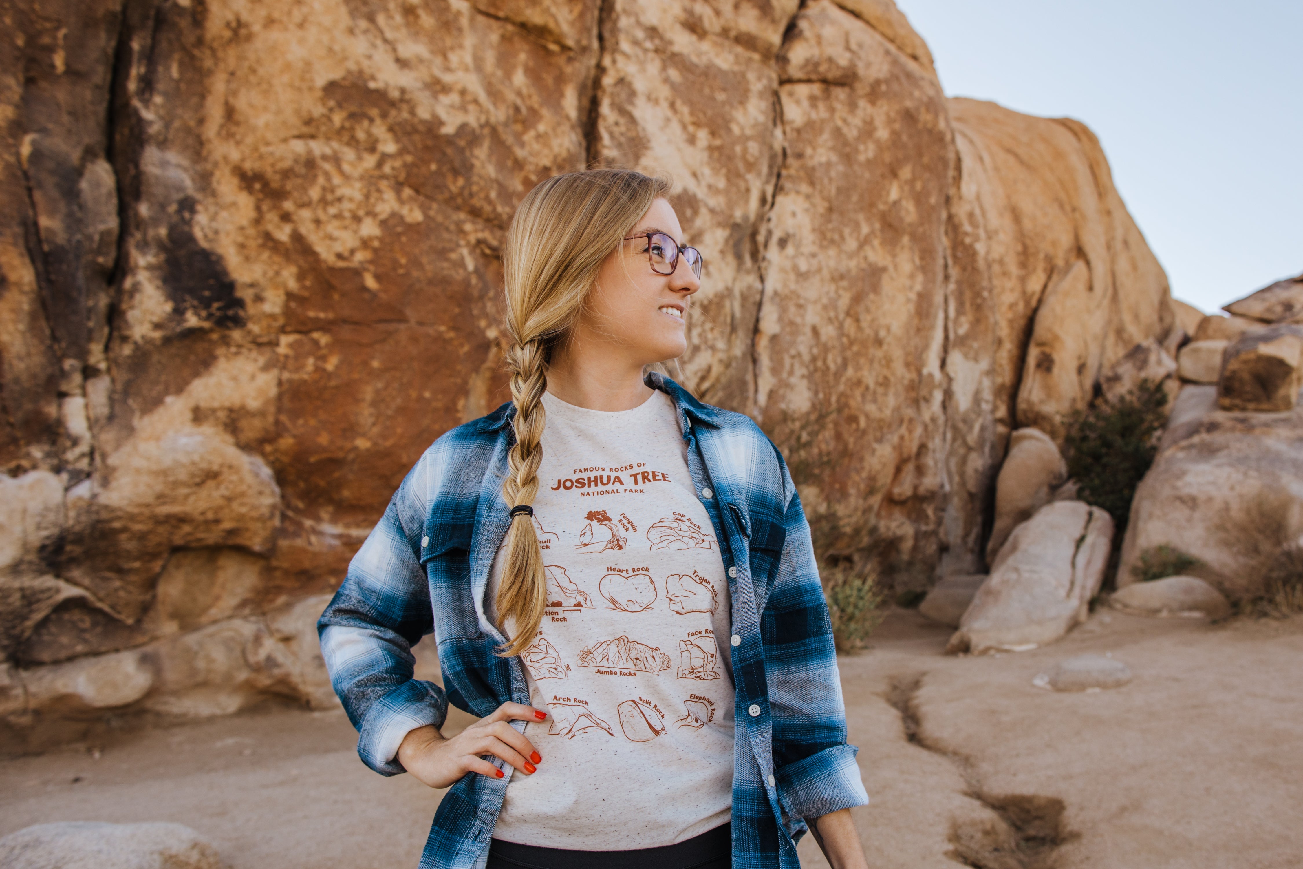 Rocks of Joshua Tree Short Sleeve Unisex Triblend Shirt