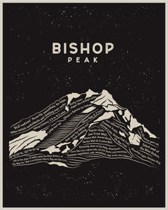 Bishop Peak Art Print