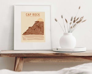 Cap Rock Art Print