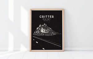 Critter Point Art Print (Kristin Smart Scholarship)