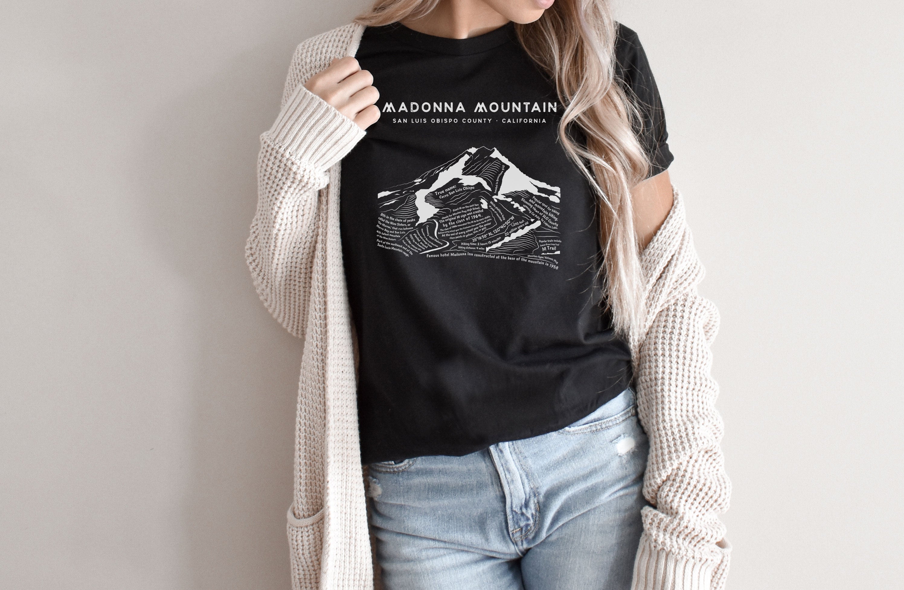 Madonna Mountain Short Sleeve Unisex Triblend Shirt