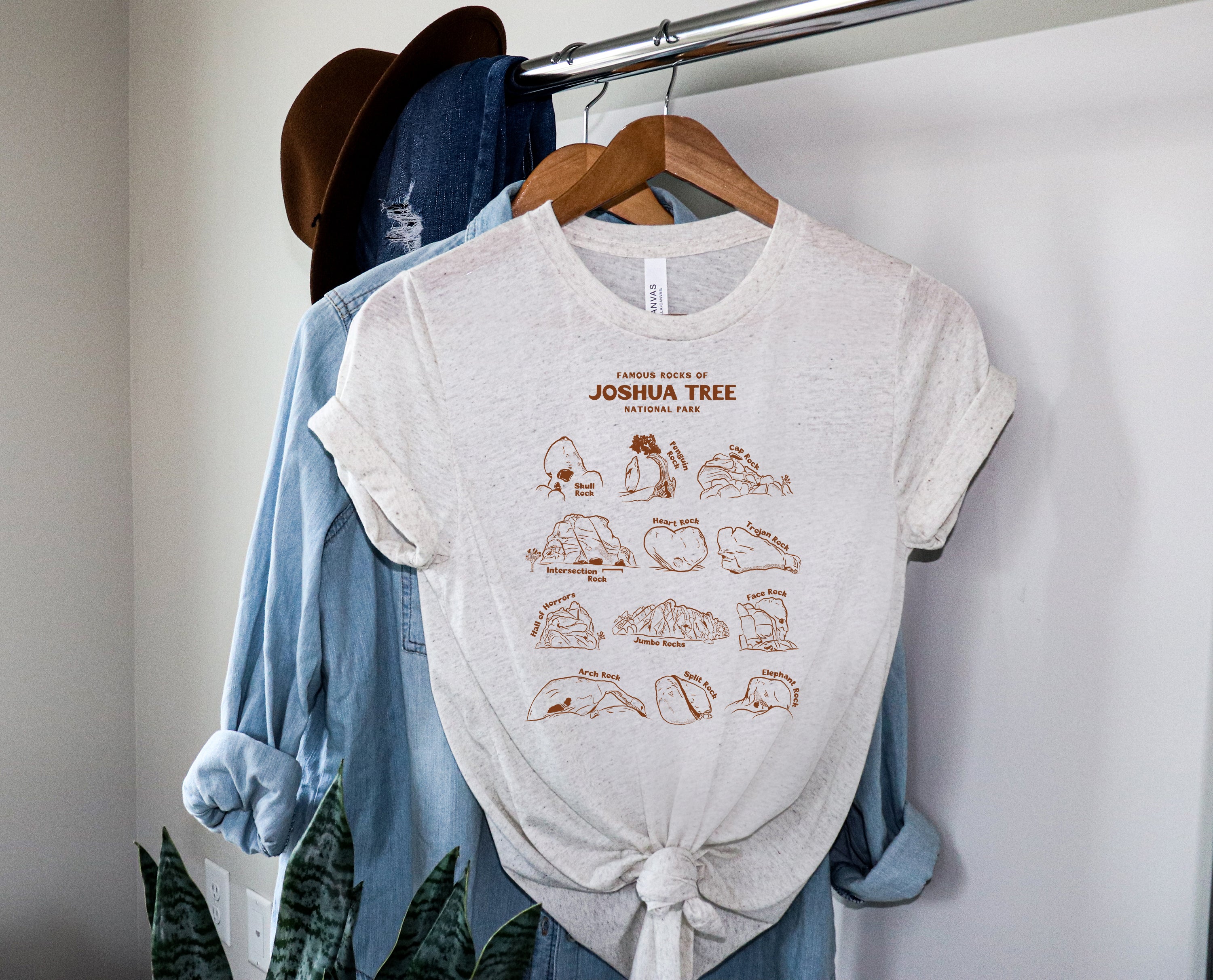 Rocks of Joshua Tree Short Sleeve Unisex Triblend Shirt