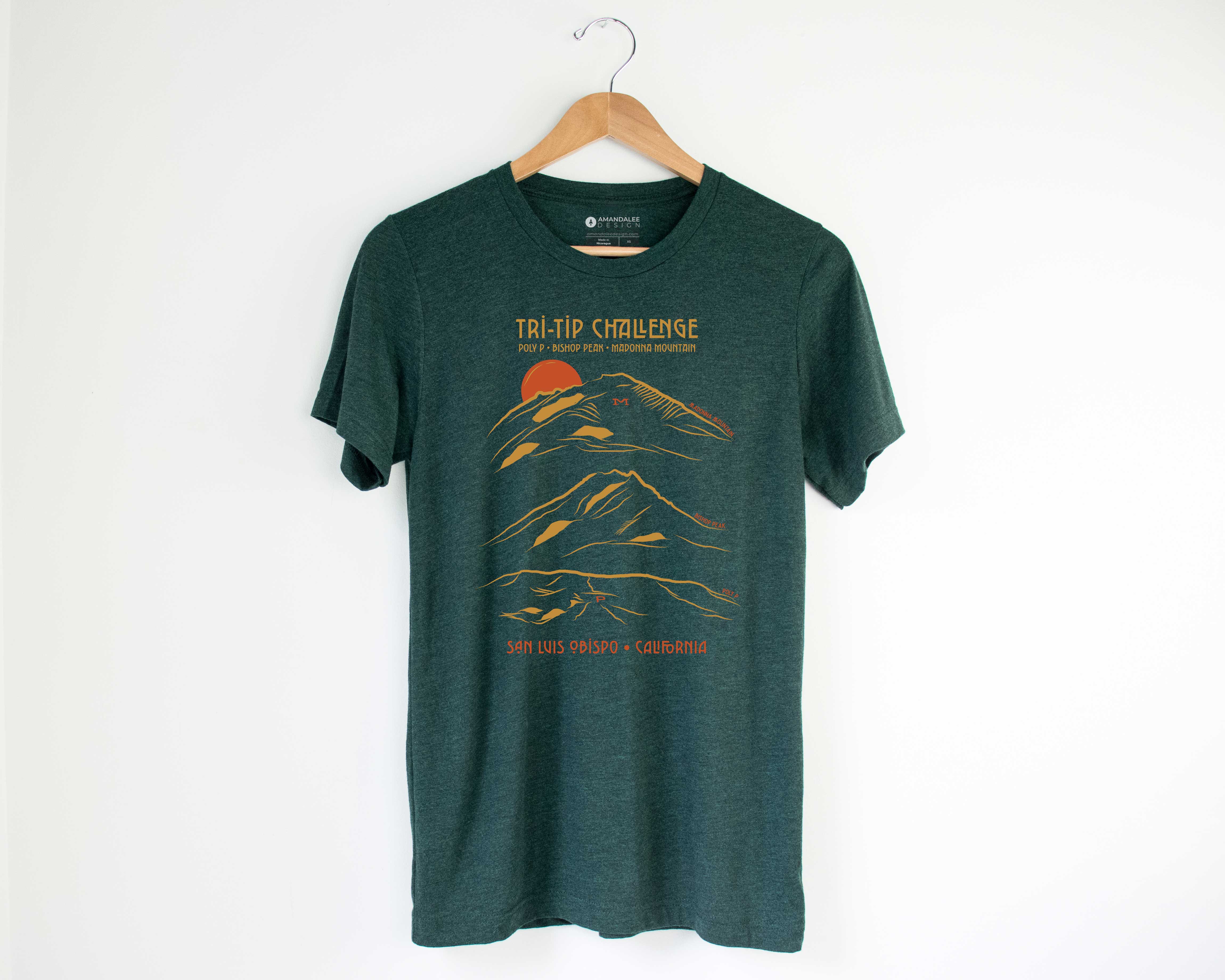 Tri-Tip Challenge Short Sleeve Unisex Shirt (Madonna Mountain Version)
