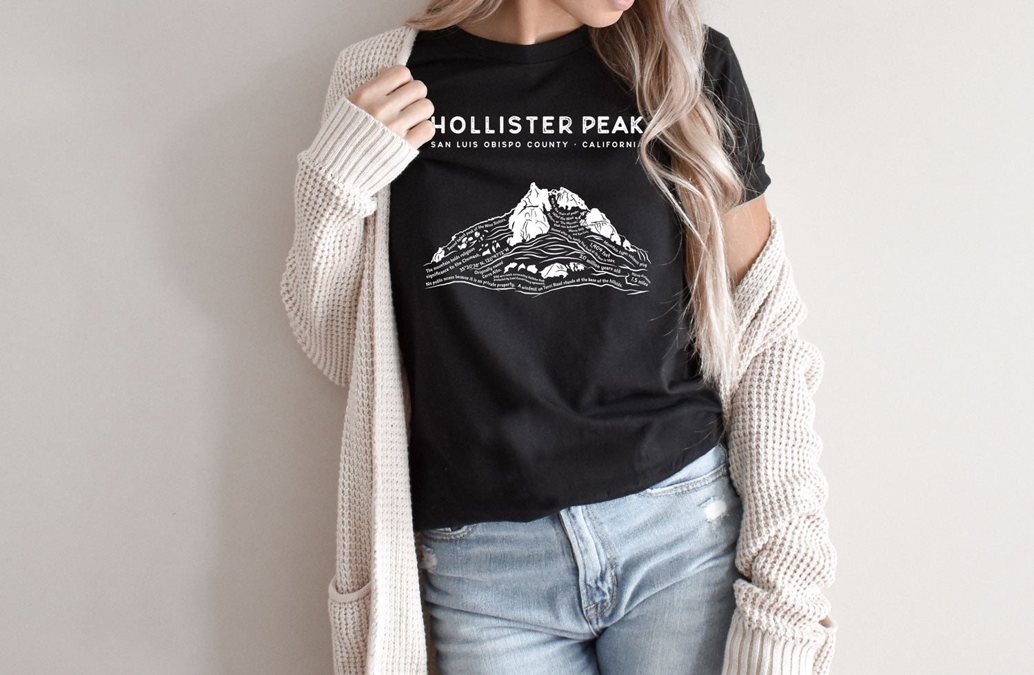 Hollister Peak Short Sleeve Unisex Triblend Shirt Amandalee Design