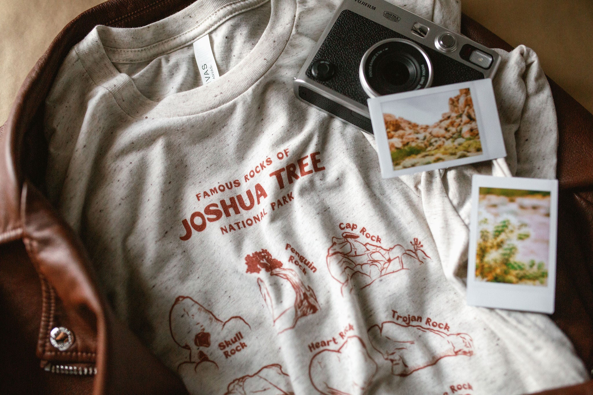 Rocks of Joshua Tree Short Sleeve Unisex Triblend Shirt
