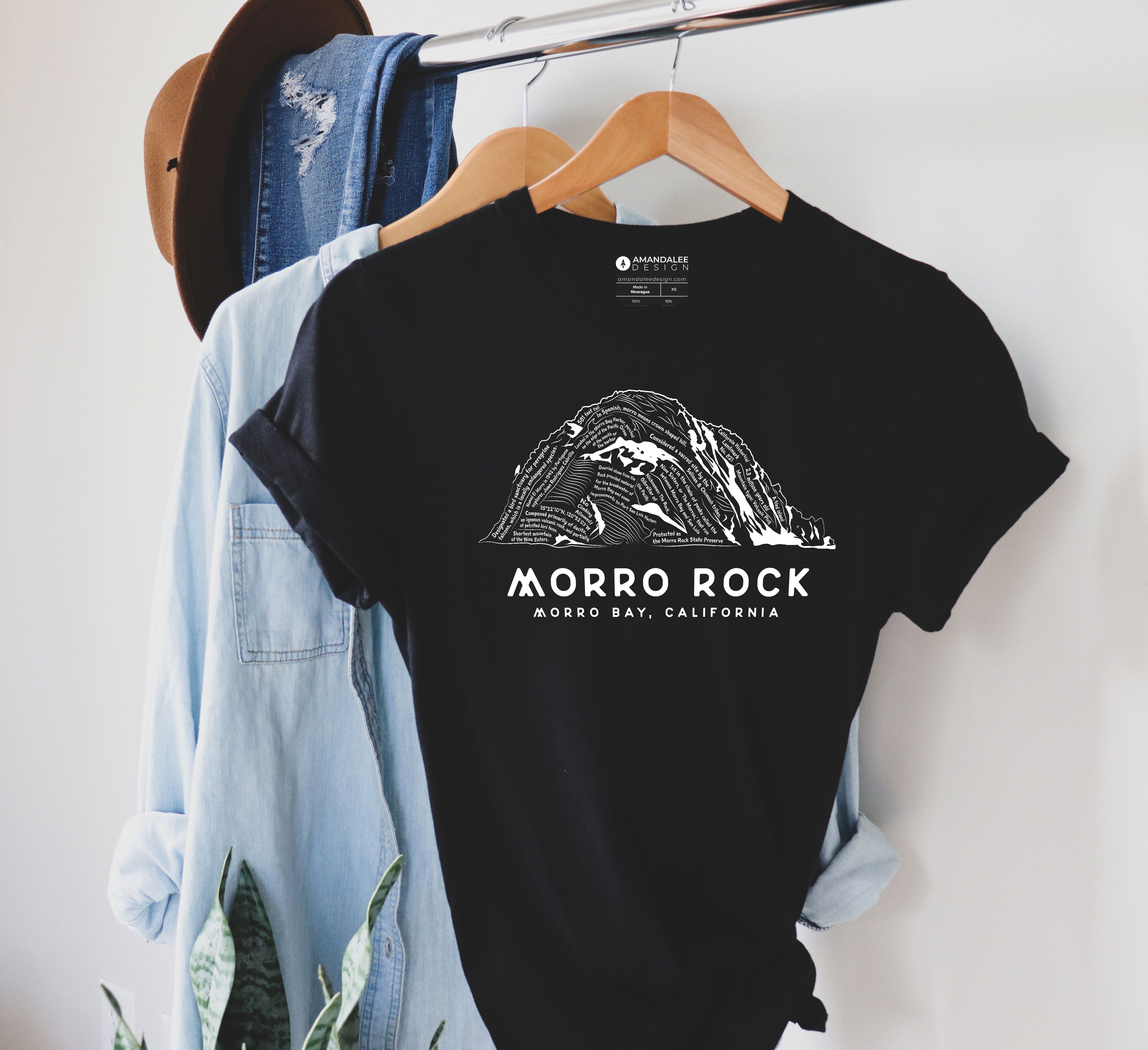 Morro Rock Short-Sleeve Unisex Triblend Shirt