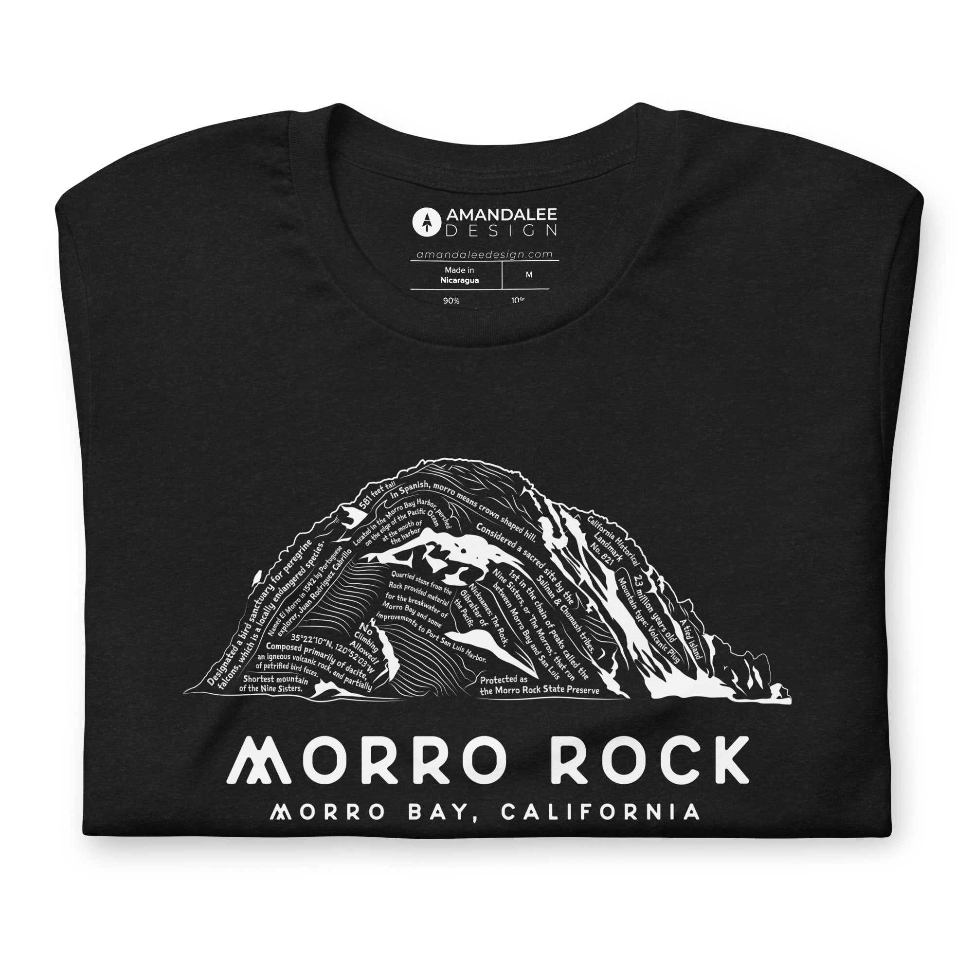 Morro Rock Short-Sleeve Unisex Triblend Shirt