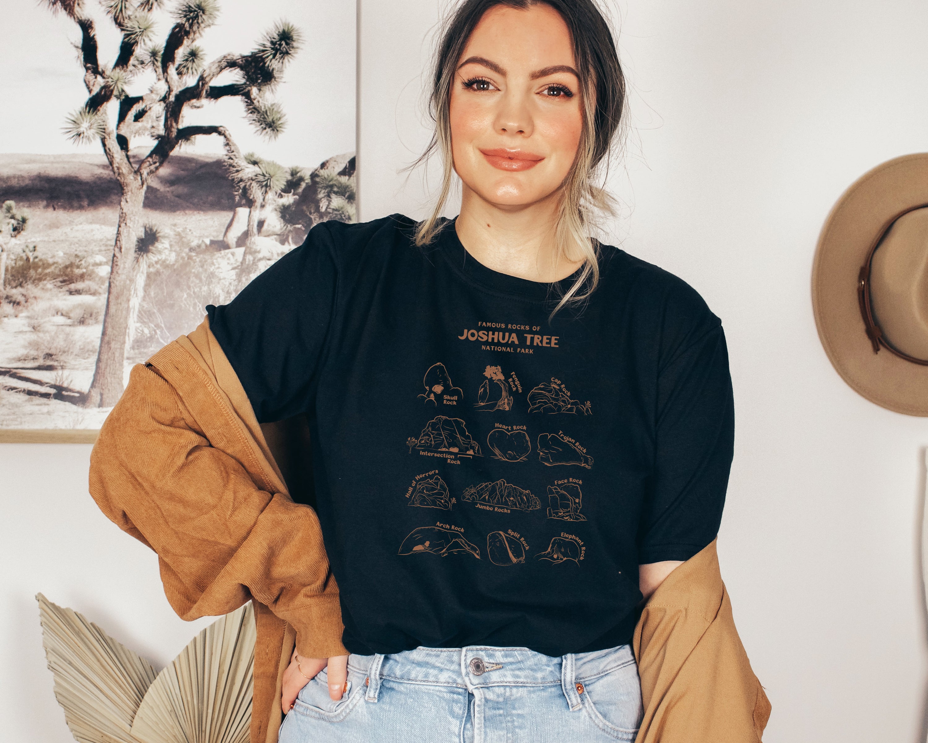 Rocks of Joshua Tree Short Sleeve Unisex Triblend Shirt
