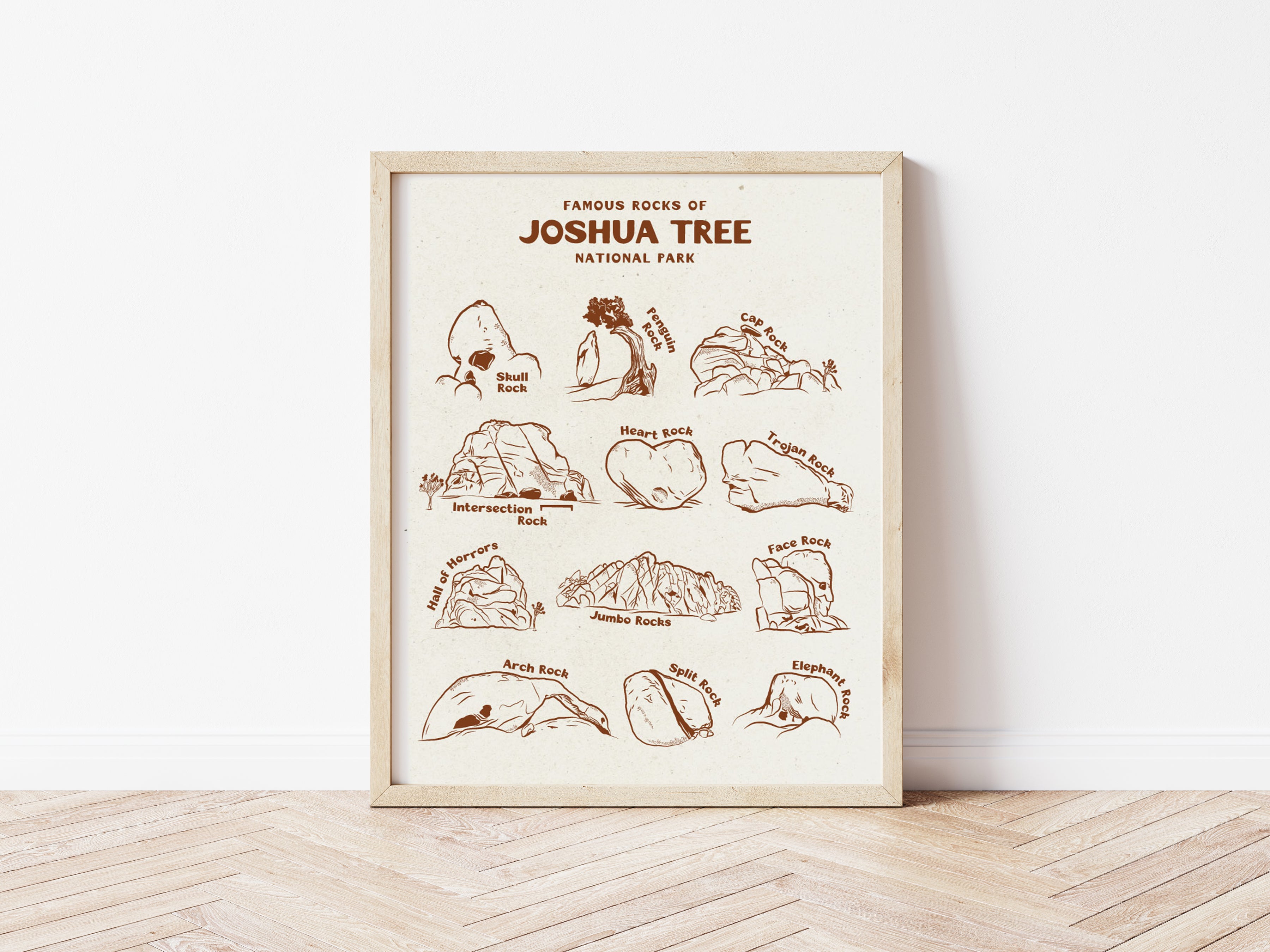 Rocks of Joshua Tree Art Print