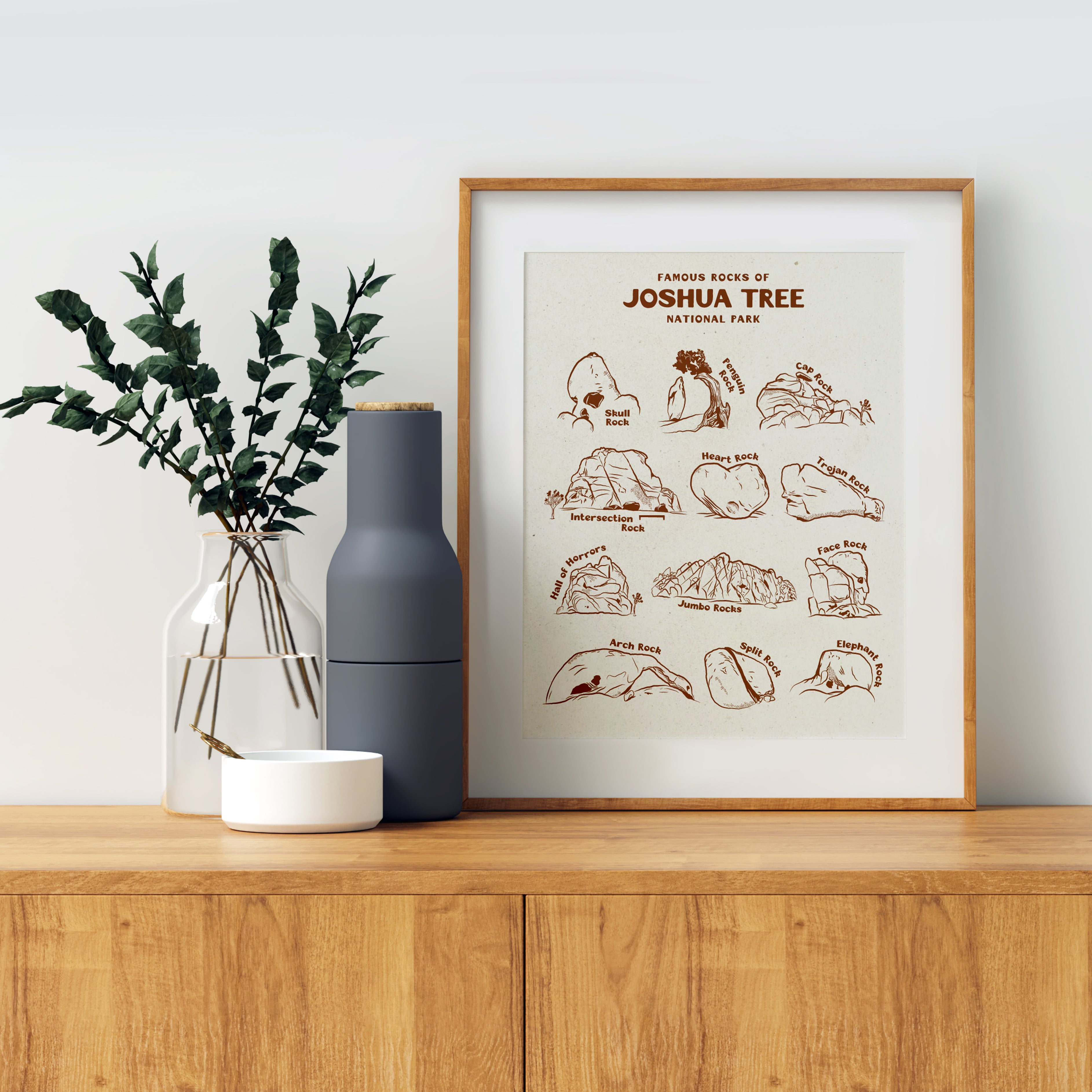 Rocks of Joshua Tree Art Print