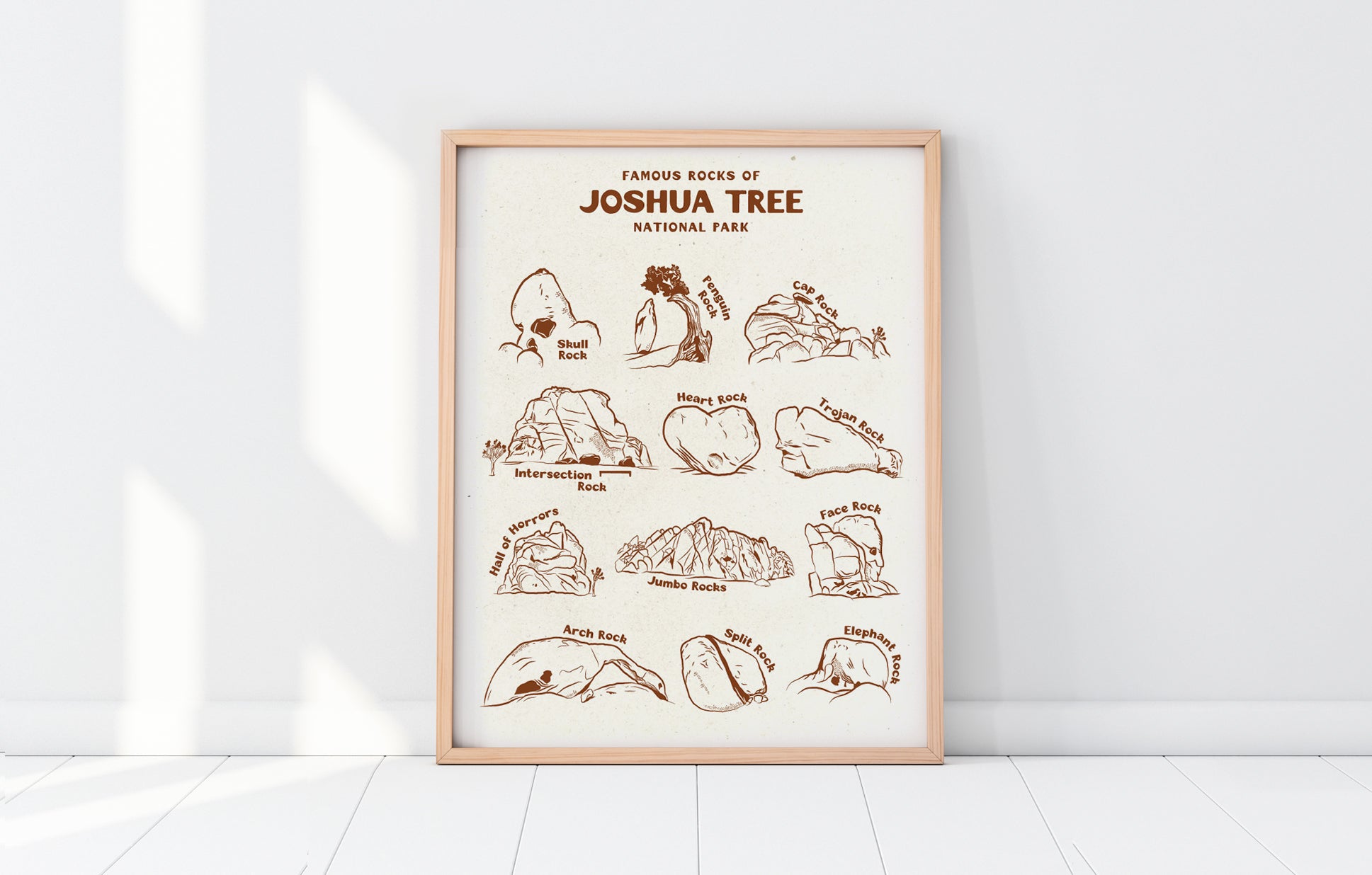 Rocks of Joshua Tree Art Print