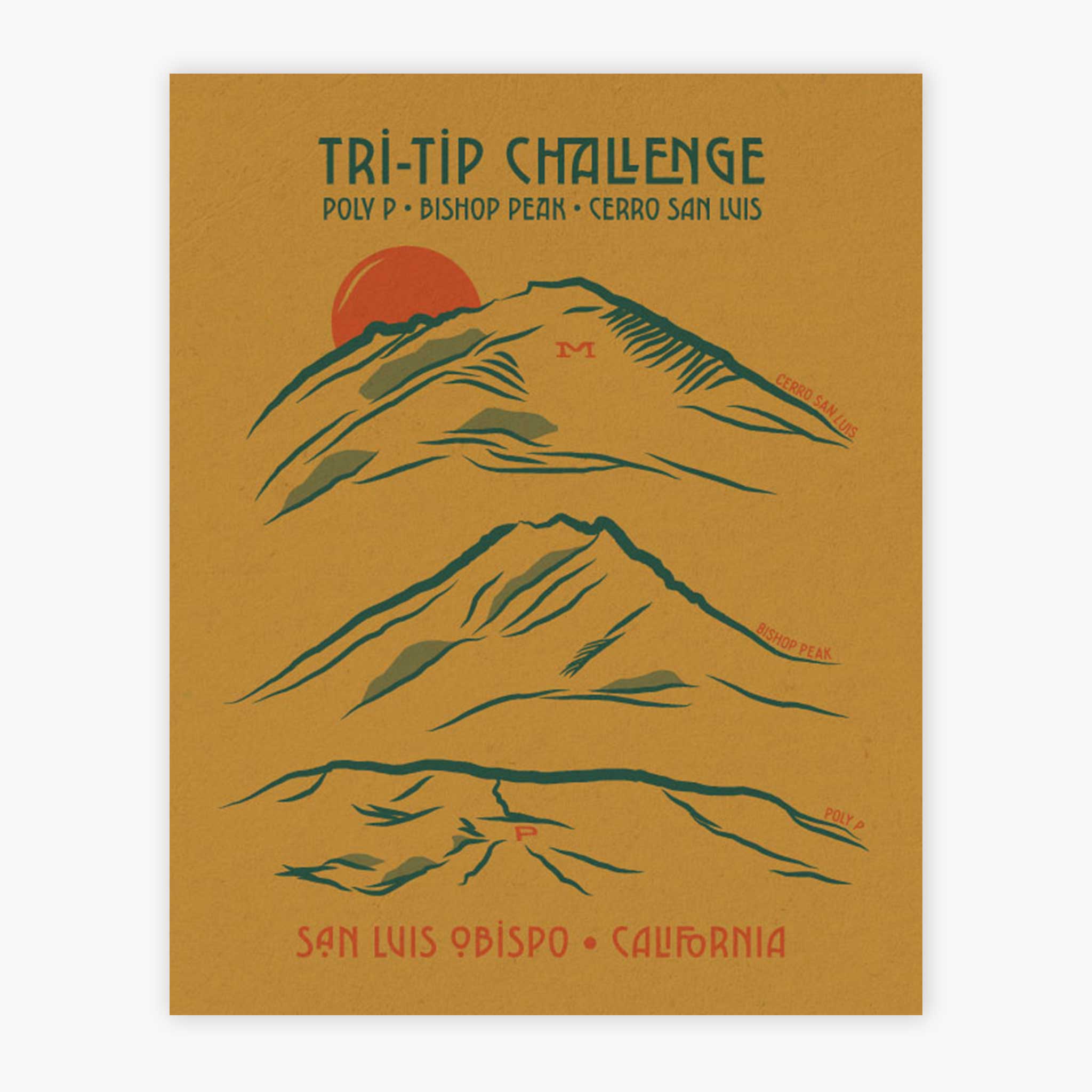 Tri-Tip Challenge Art Print (Cerro San Luis Version)