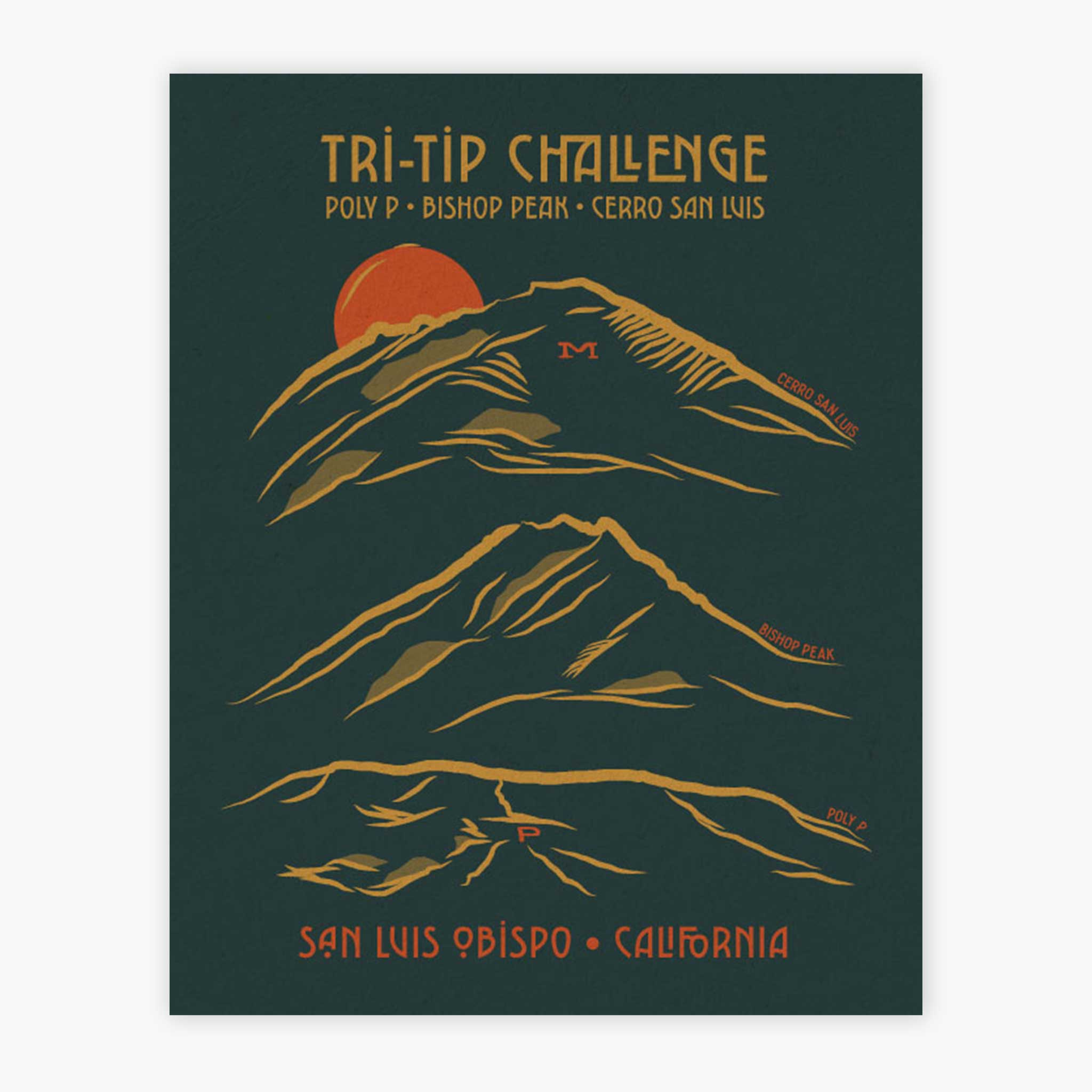 Tri-Tip Challenge Art Print (Cerro San Luis Version)