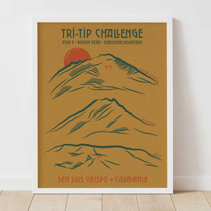 Tri-Tip Challenge Art Print (Madonna Mountain Version)