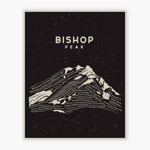 Bishop Peak Art Print
