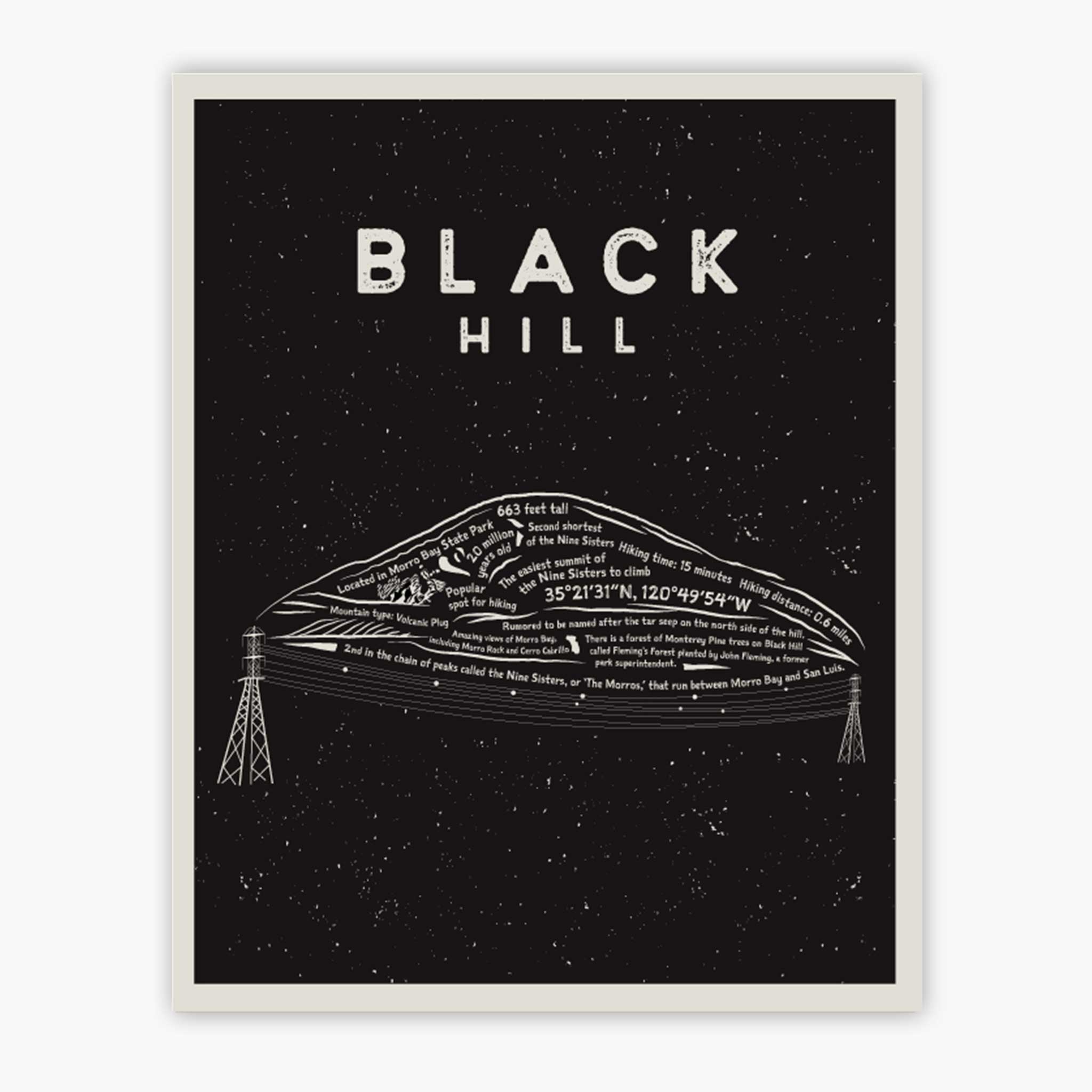 Black Hill Art Print