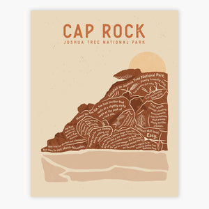 Cap Rock Art Print