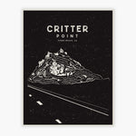 Load image into Gallery viewer, Critter Point Art Print (Kristin Smart Scholarship)
