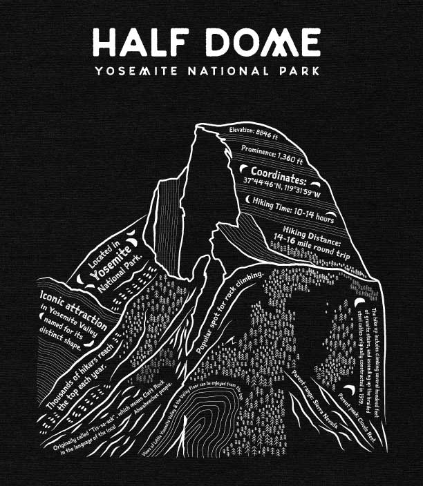 Half Dome Short-Sleeve Unisex Shirt