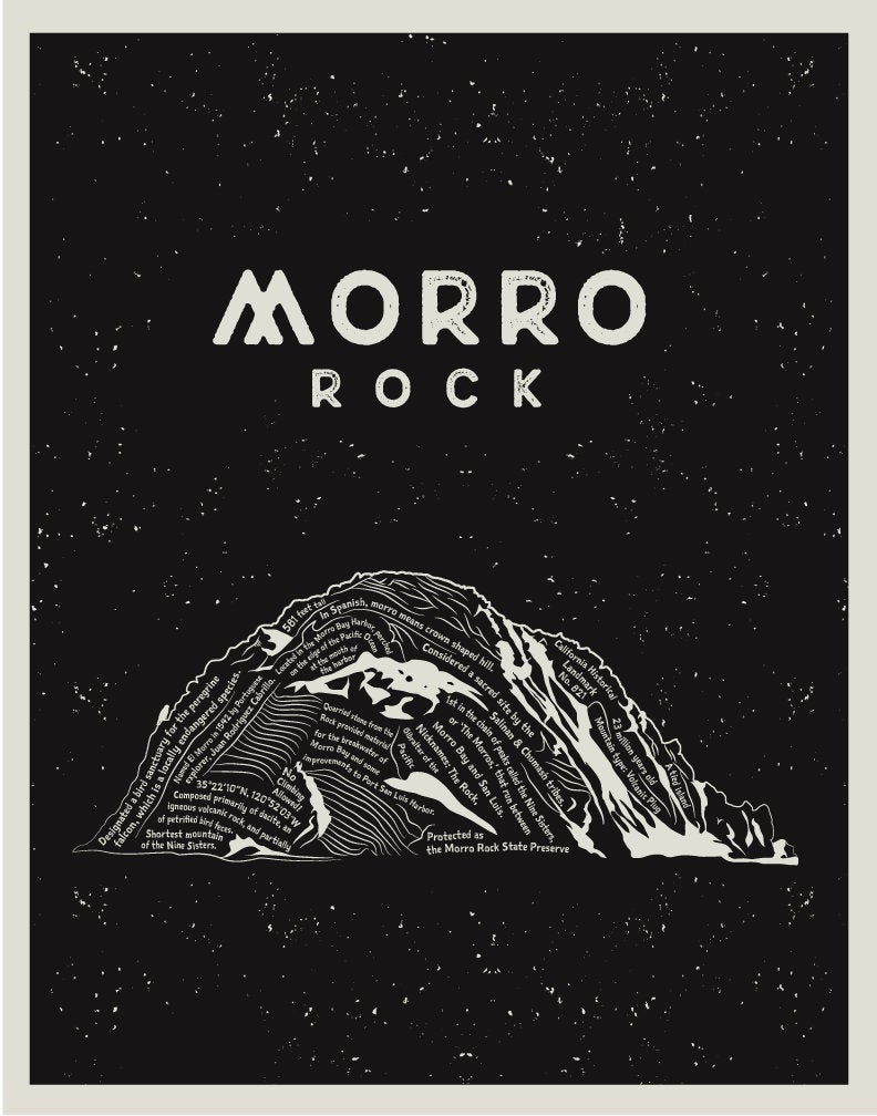 Morro Rock Art Print
