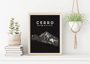 Cerro Romauldo Art Print