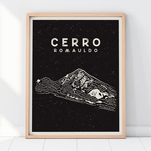Cerro Romauldo Art Print