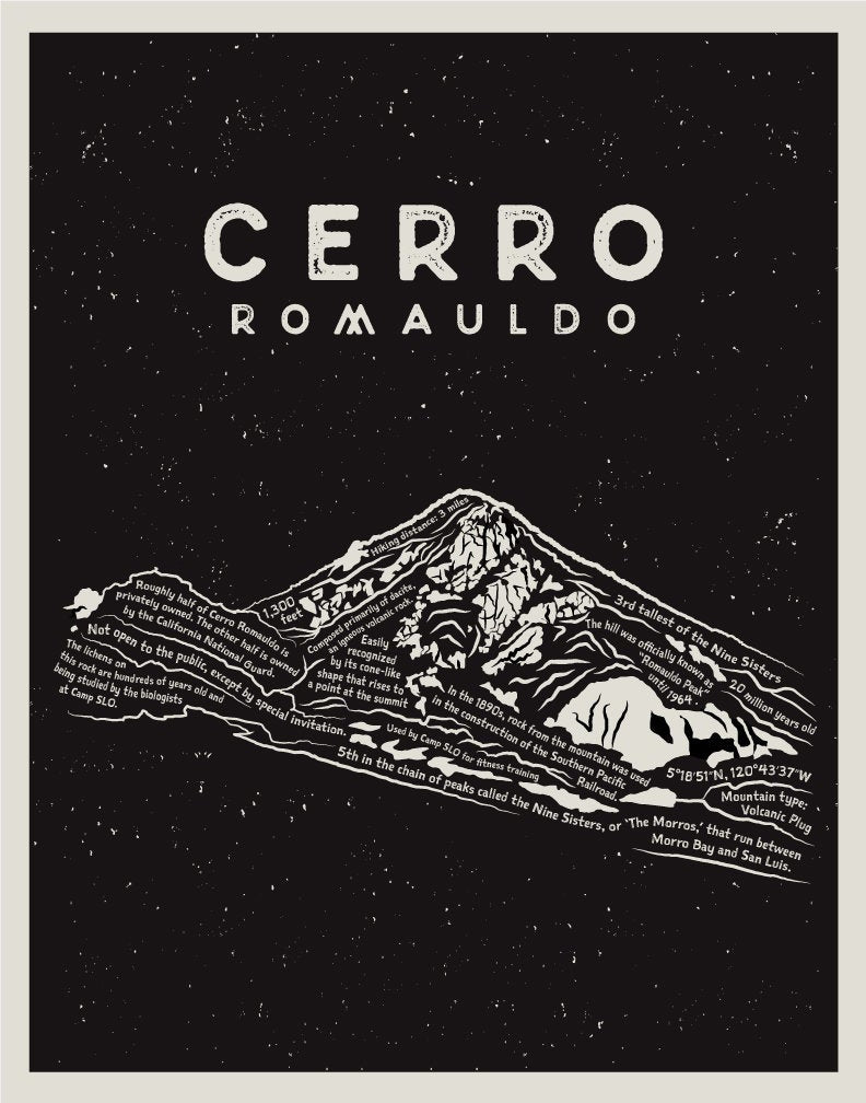 Cerro Romauldo Art Print