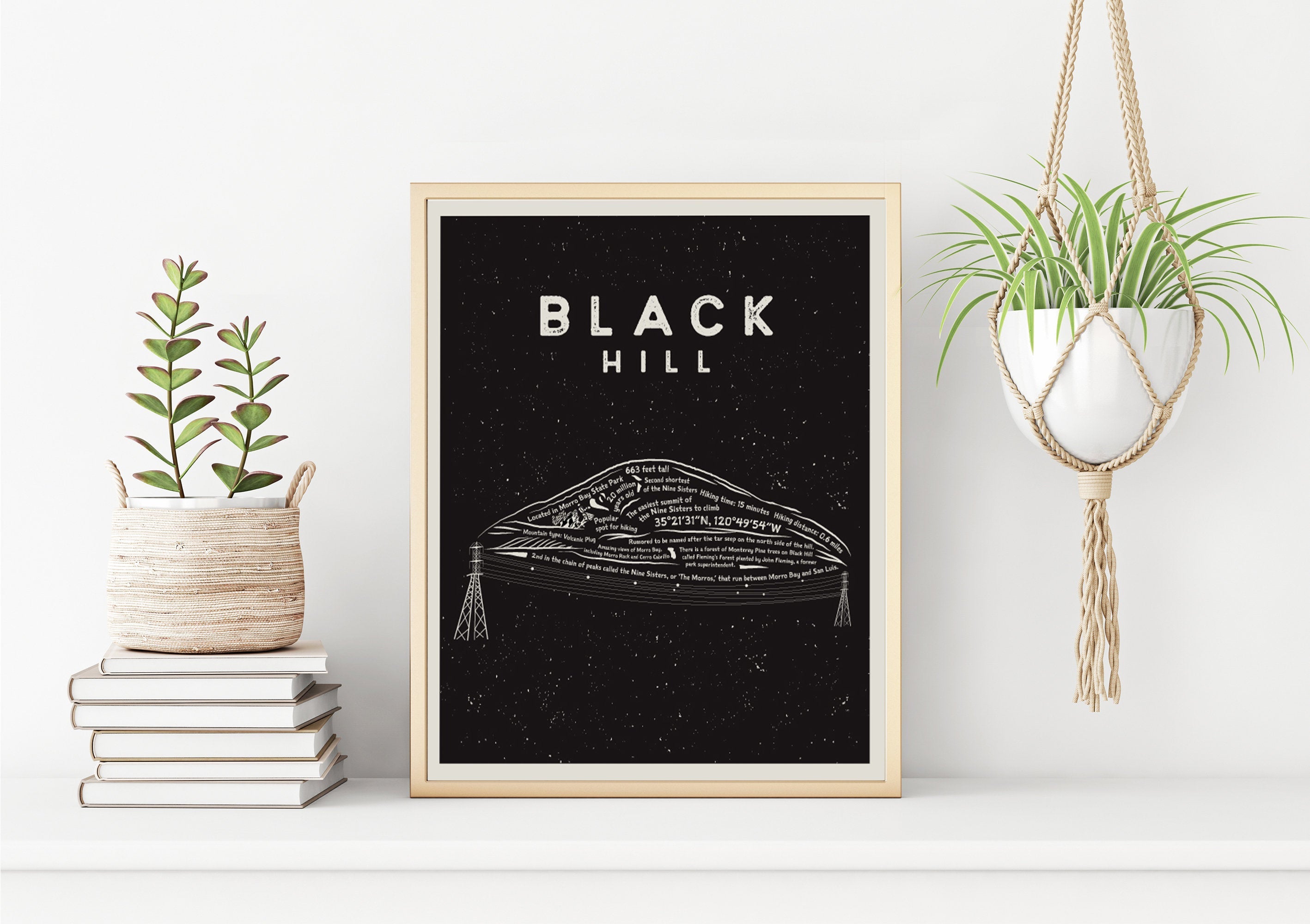Black Hill Art Print