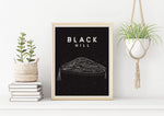 Load image into Gallery viewer, Black Hill Art Print
