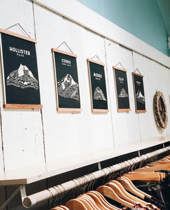Hollister Peak Art Print