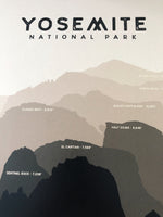 Load image into Gallery viewer, Yosemite Elevations Art Print
