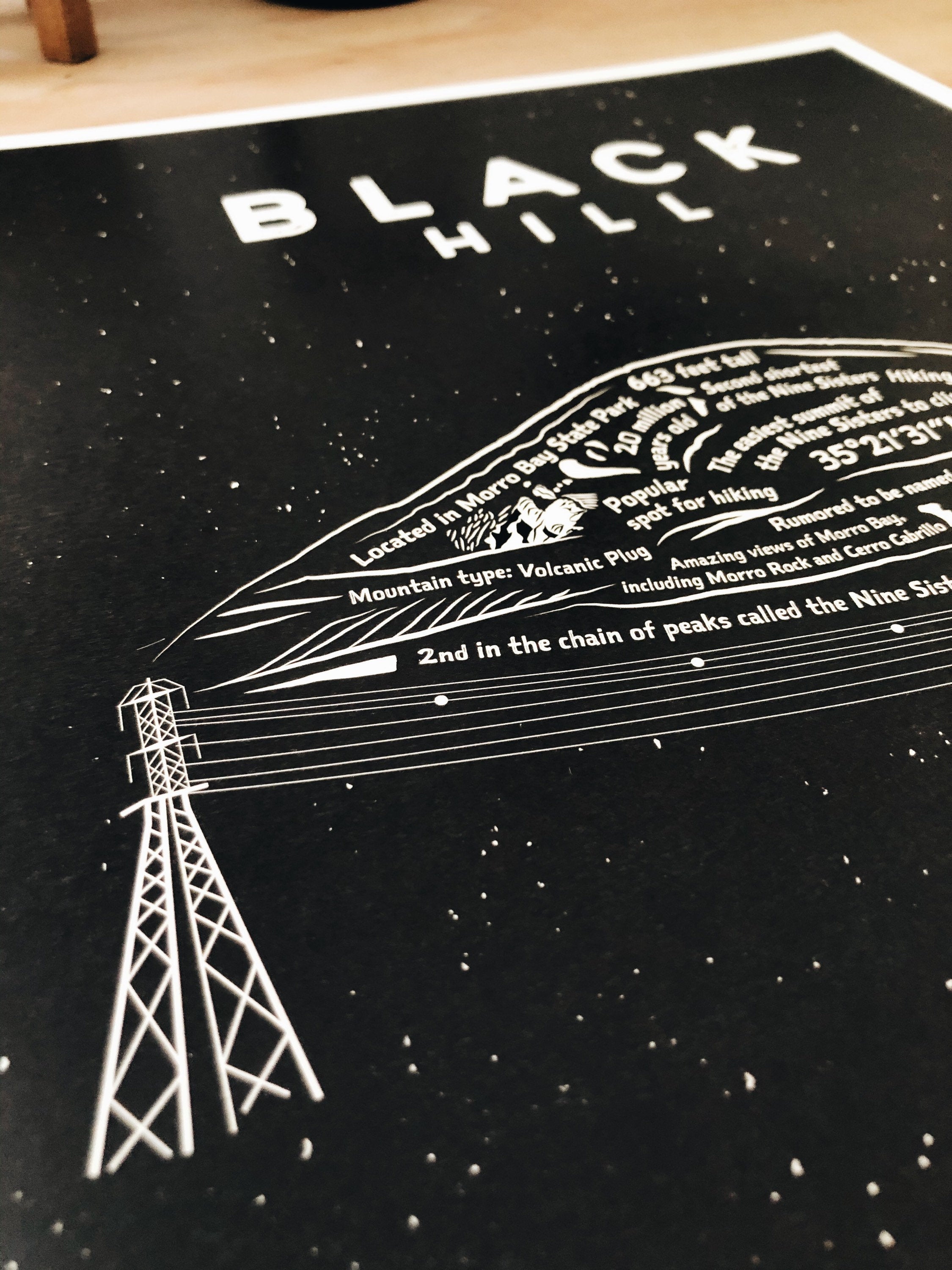 Black Hill Art Print