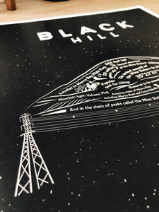 Black Hill Art Print