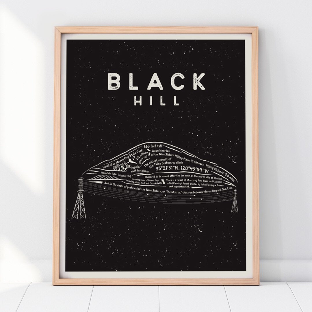 Black Hill Art Print