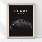 Load image into Gallery viewer, Black Hill Art Print
