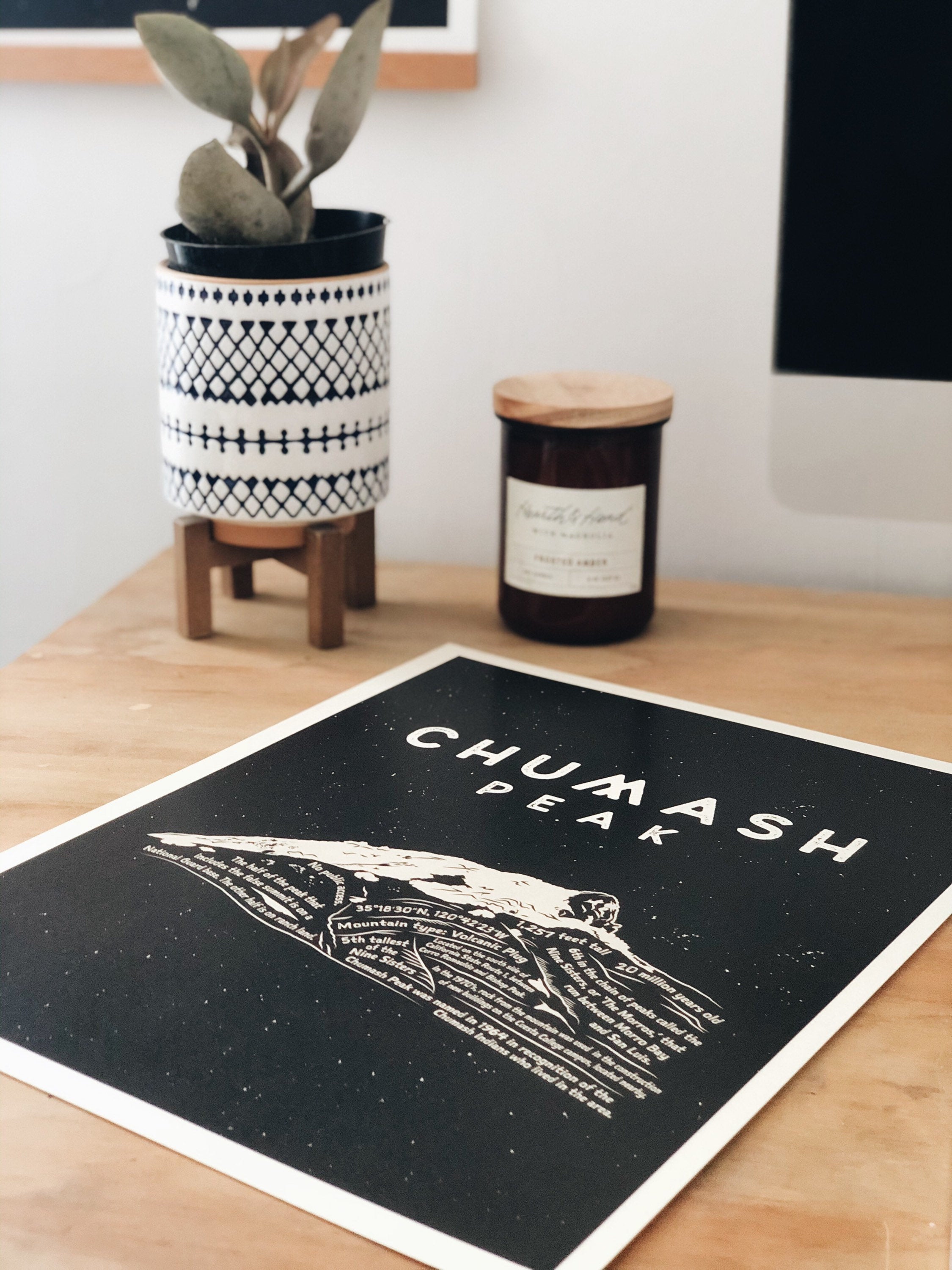 Chumash Peak Art Print